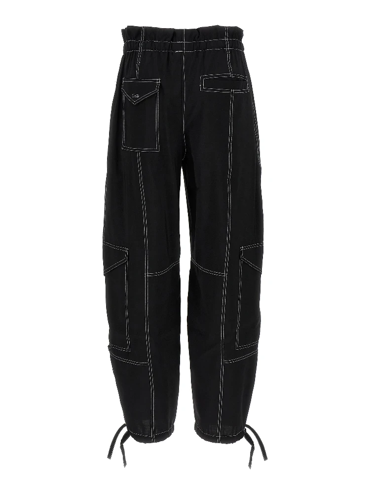 Black Viscose Casual Pants alternative