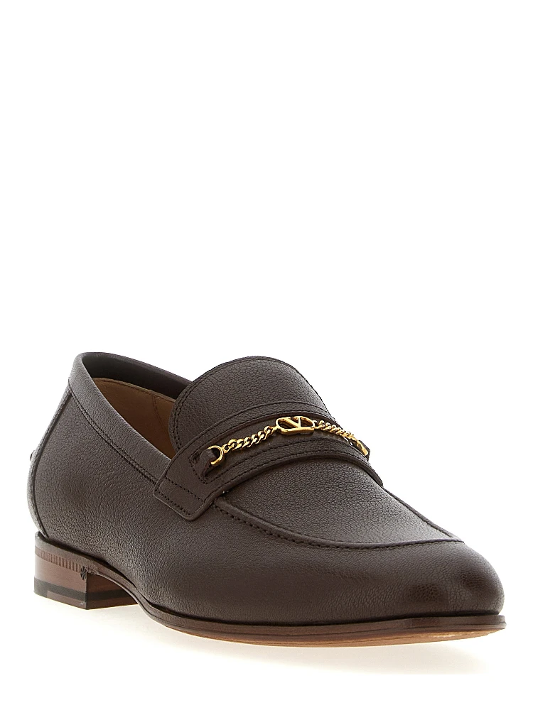 Brown Goatskin Slip-On Loafers alternative