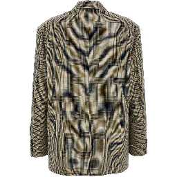 Multicolor Polyester Blazer