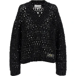 Black Cotton Cardigan