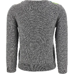 Gray Merino Wool Cardigan
