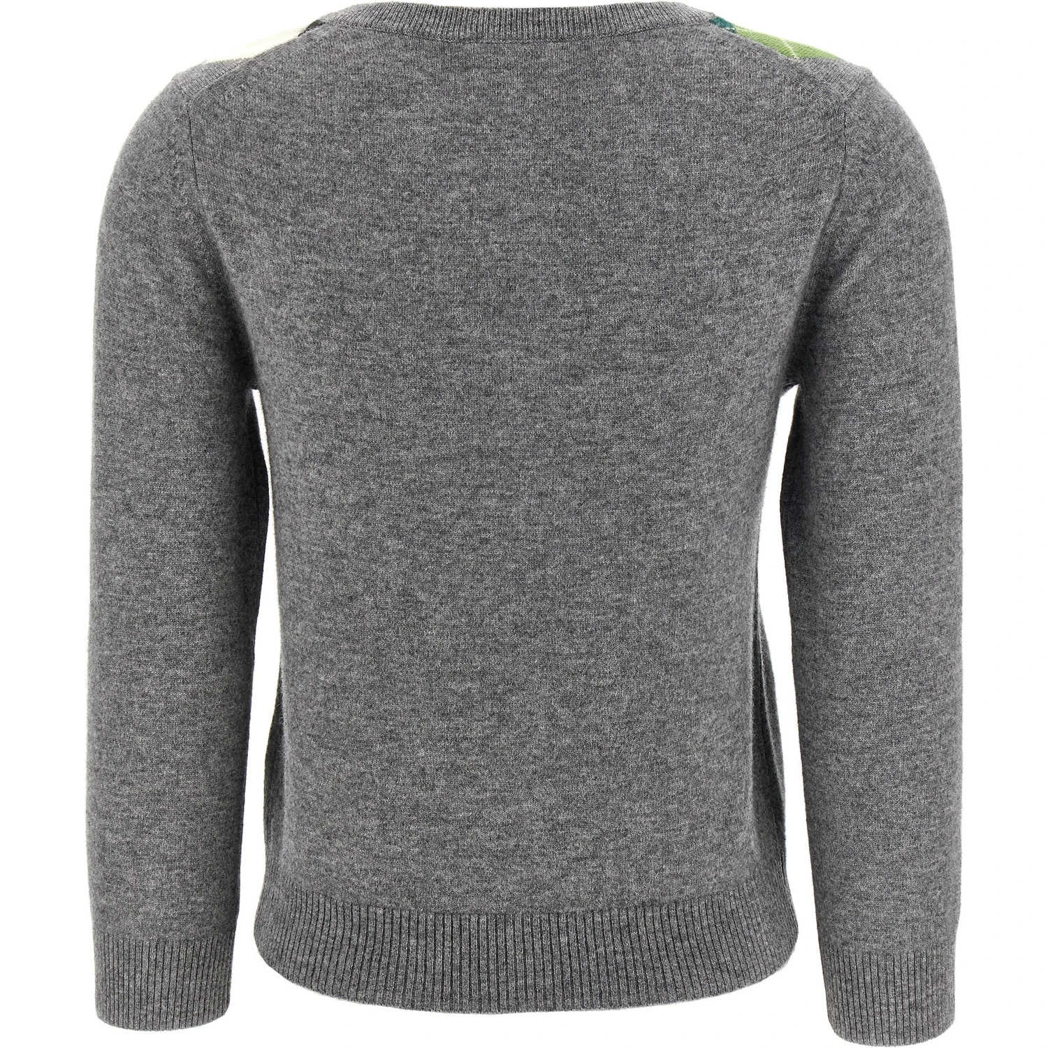 Gray Merino Wool Cardigan