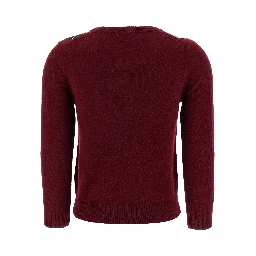 Bordeaux Merino Wool Cardigan