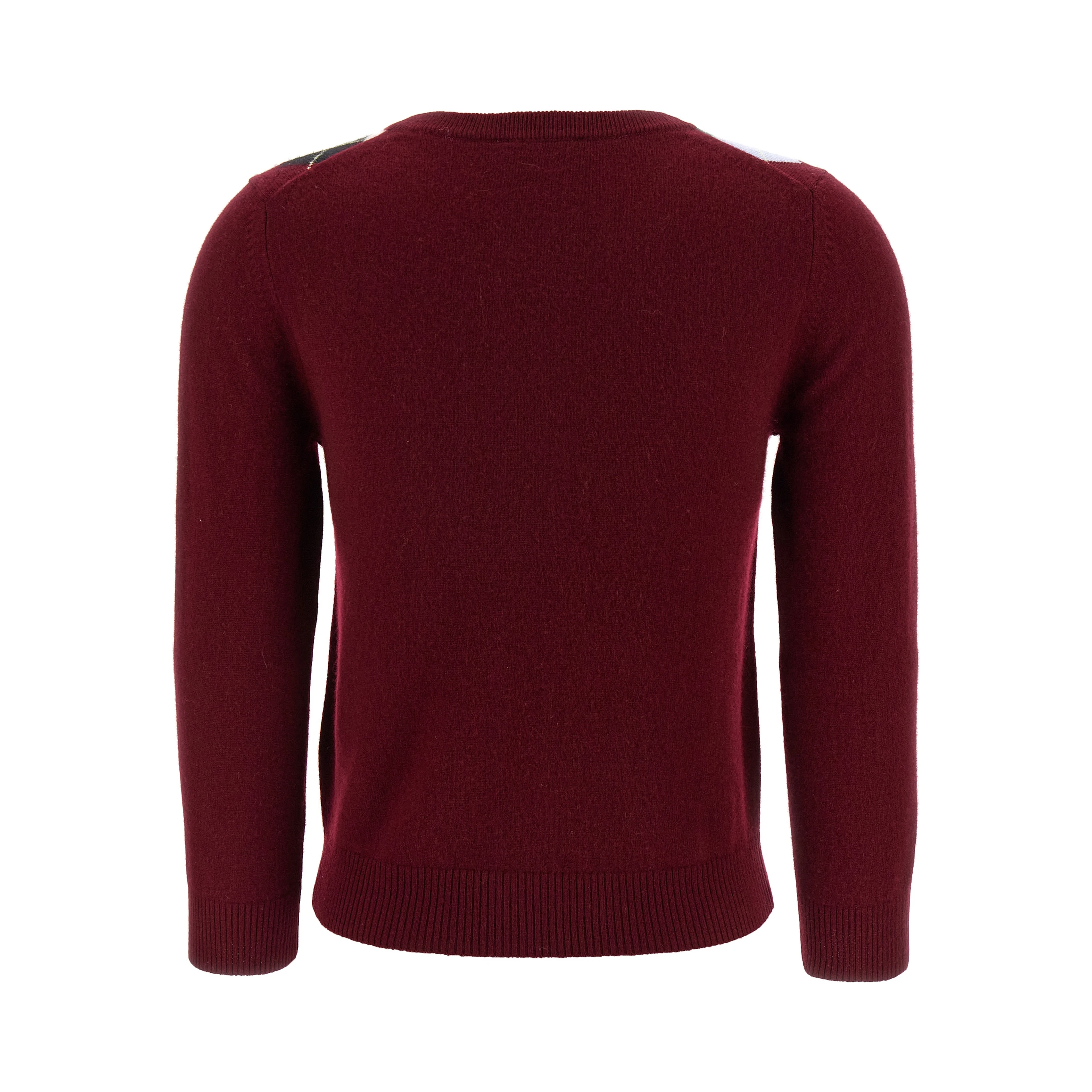 Bordeaux Merino Wool Cardigan