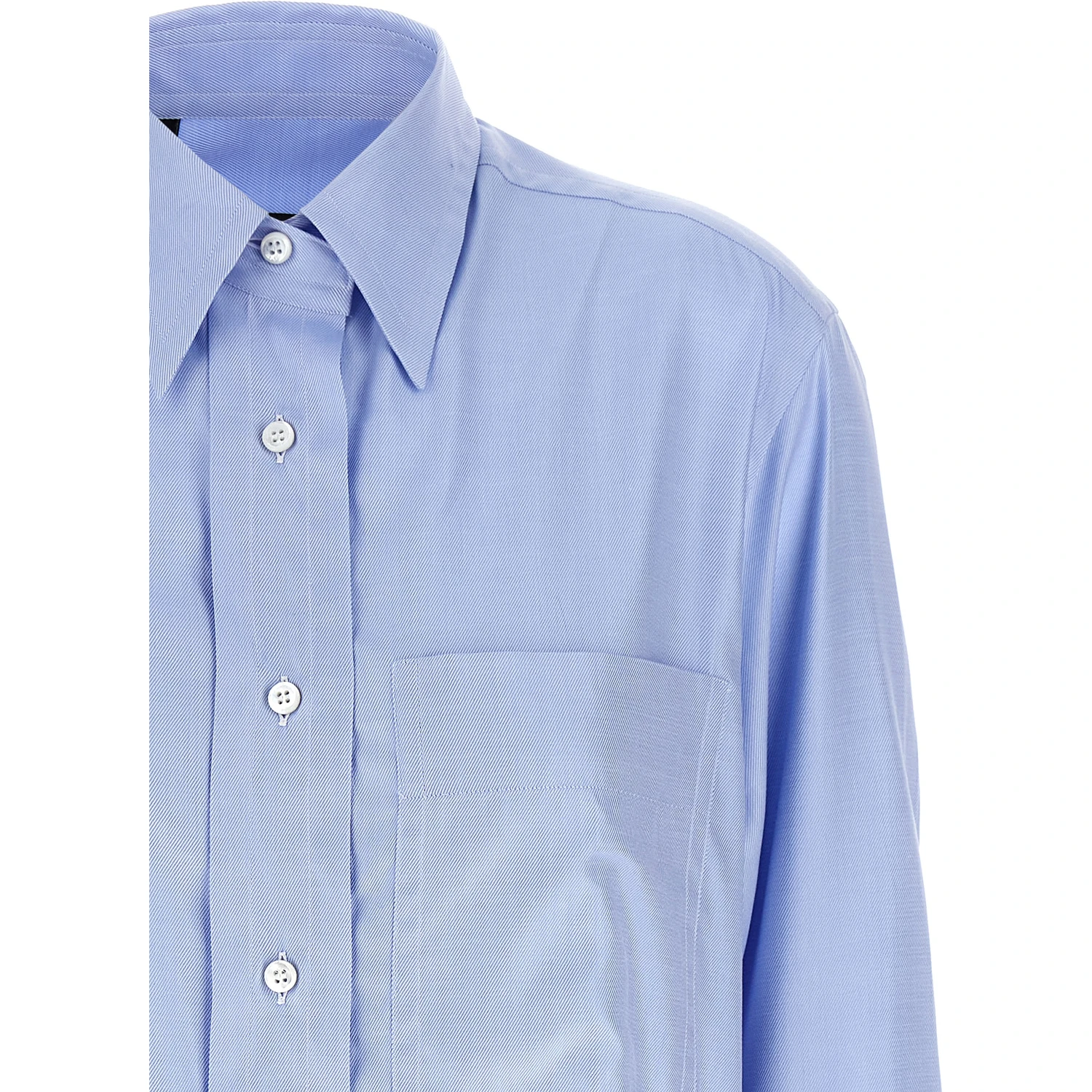 Blue Cotton Blouse