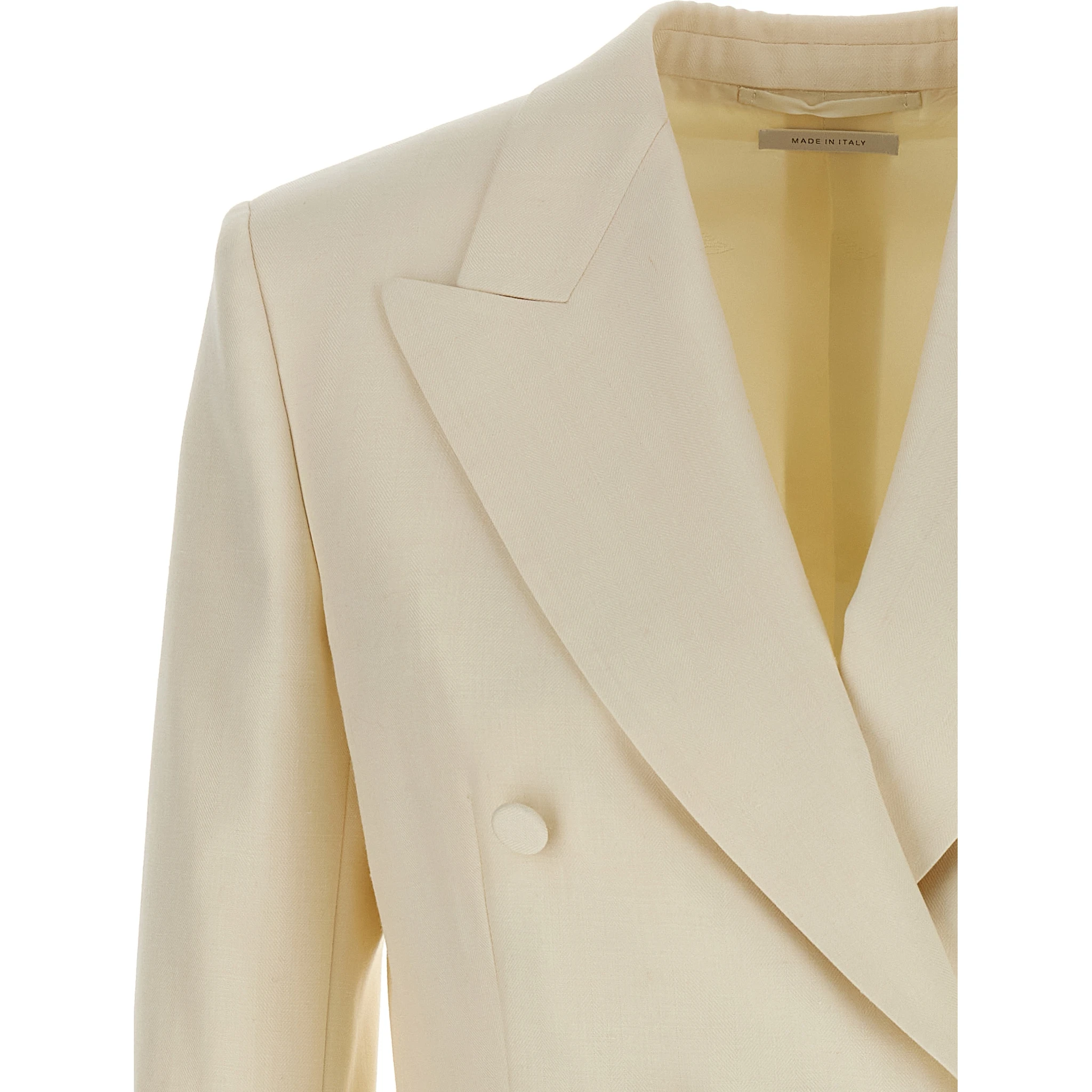 White Wool Blazer