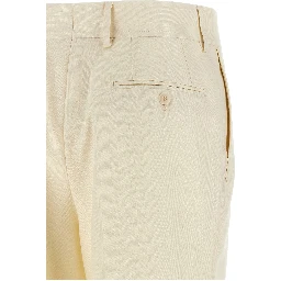 White Wool Dress Pants