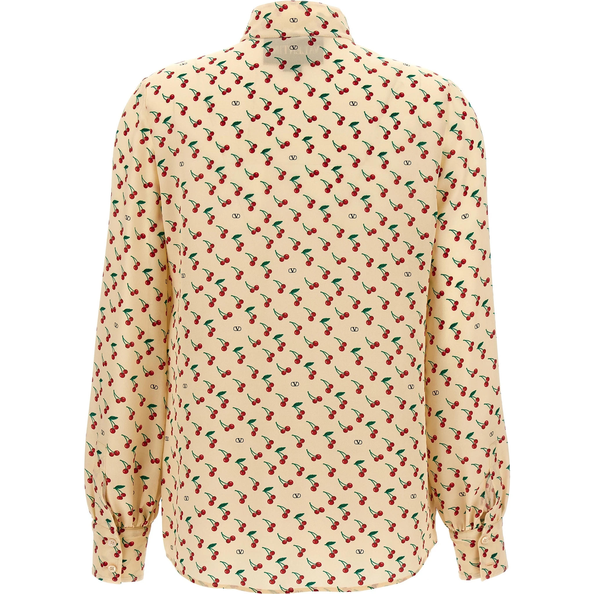 Beige Silk Blouse