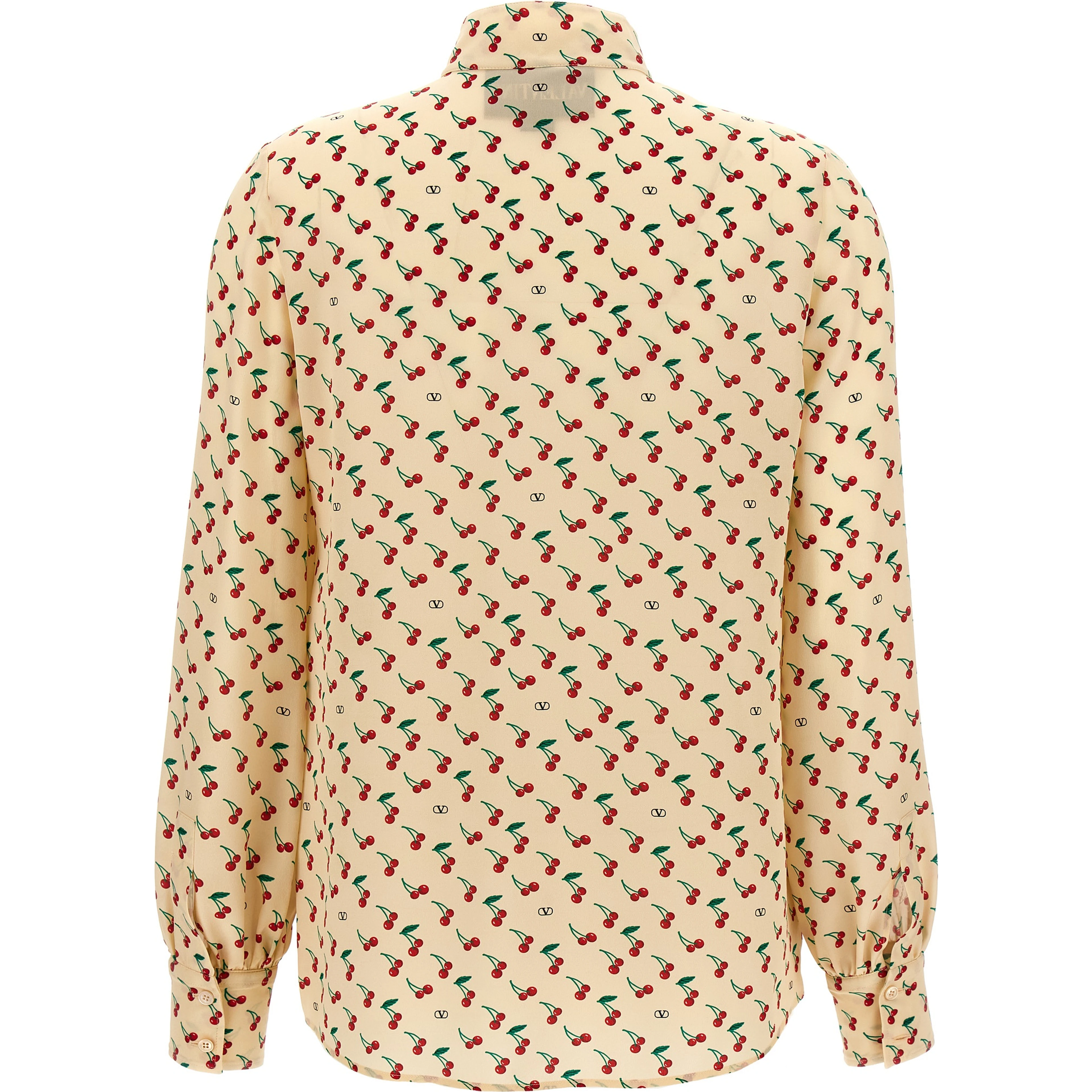 Beige Silk Blouse