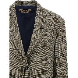 Multicolor Polyester Blazer