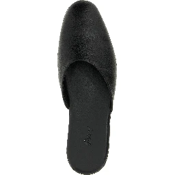 Black Calfskin Mules