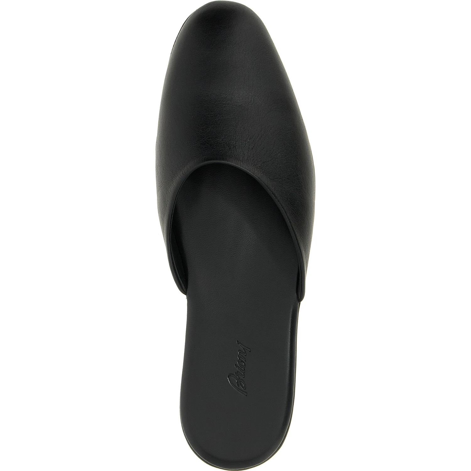 Black Calfskin Mules