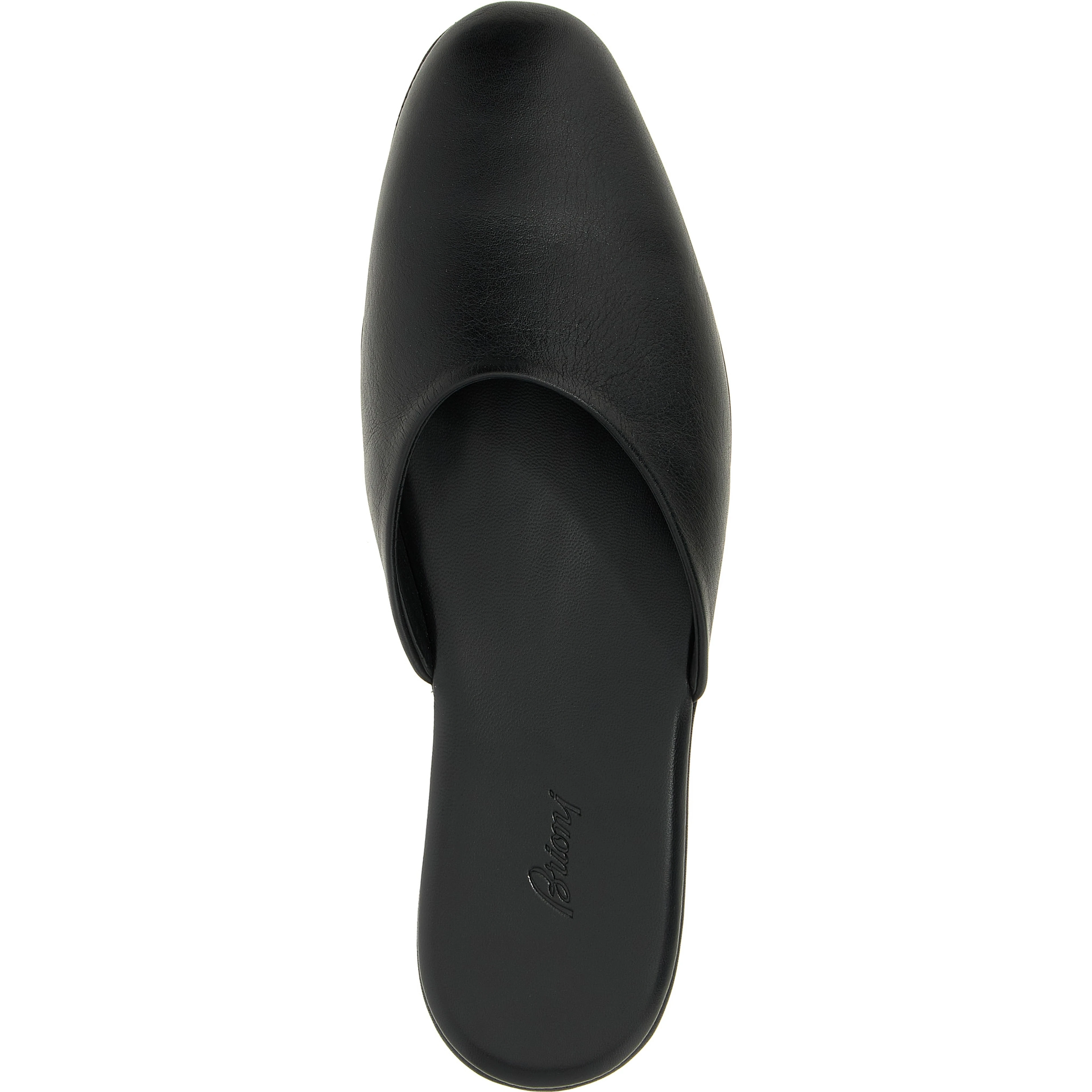Black Calfskin Mules