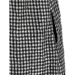 Black Polyester Midi Dress