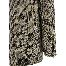 Multicolor Polyester Blazer