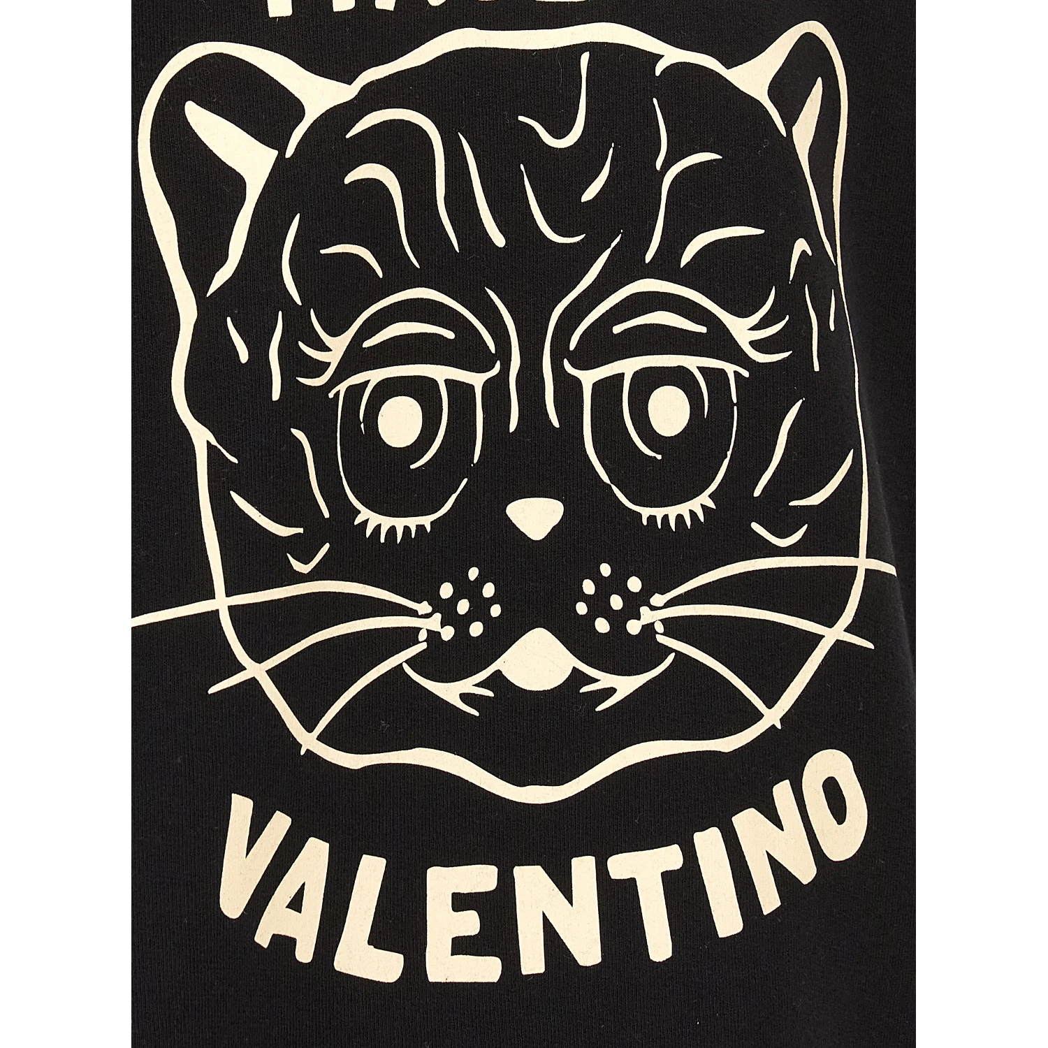 Black Cotton Sweatshirt