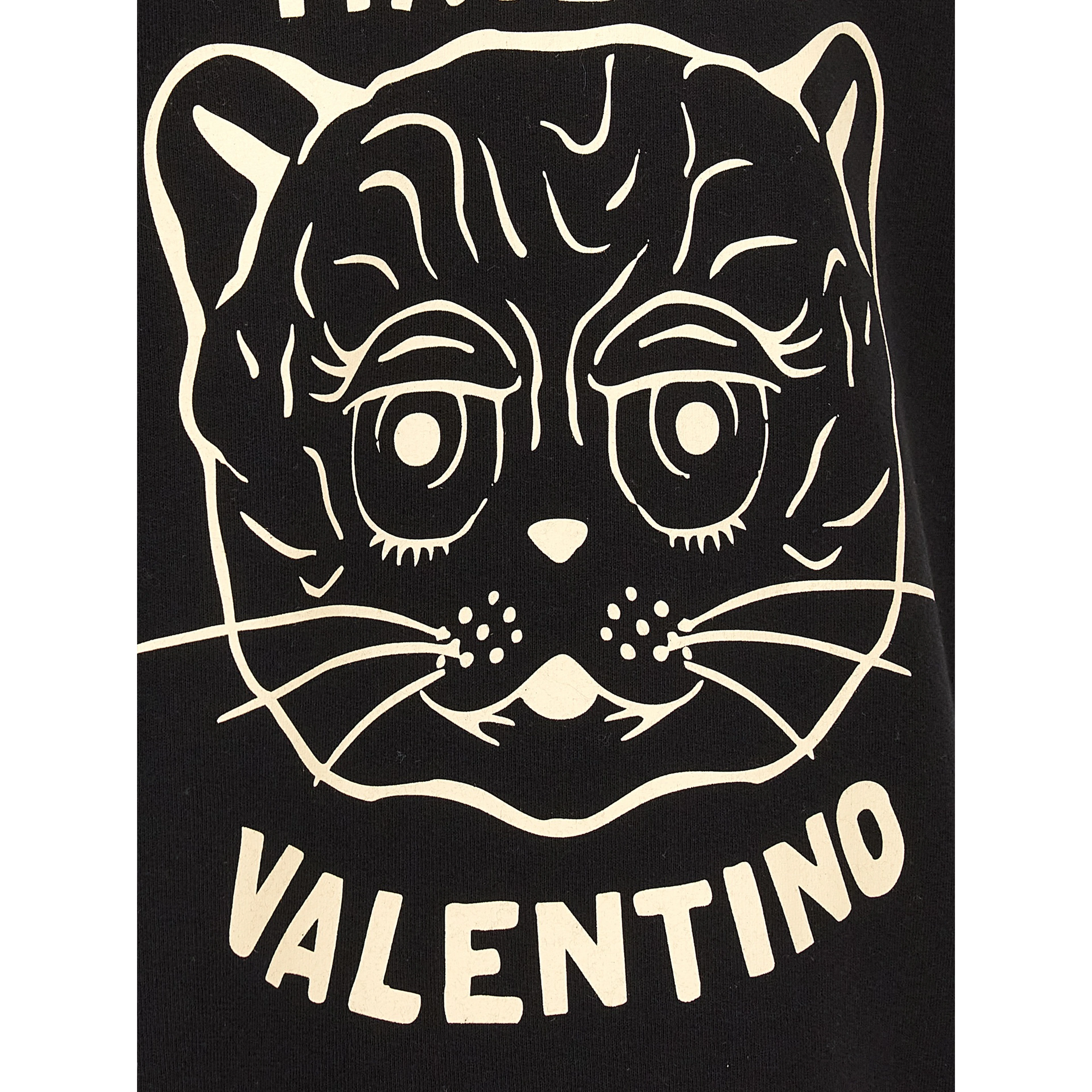 Black Cotton Sweatshirt