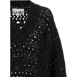Black Cotton Cardigan
