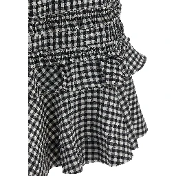 Bicolor Polyester Short Dress