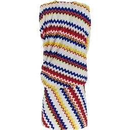 Multicolor Viscose Short Dress
