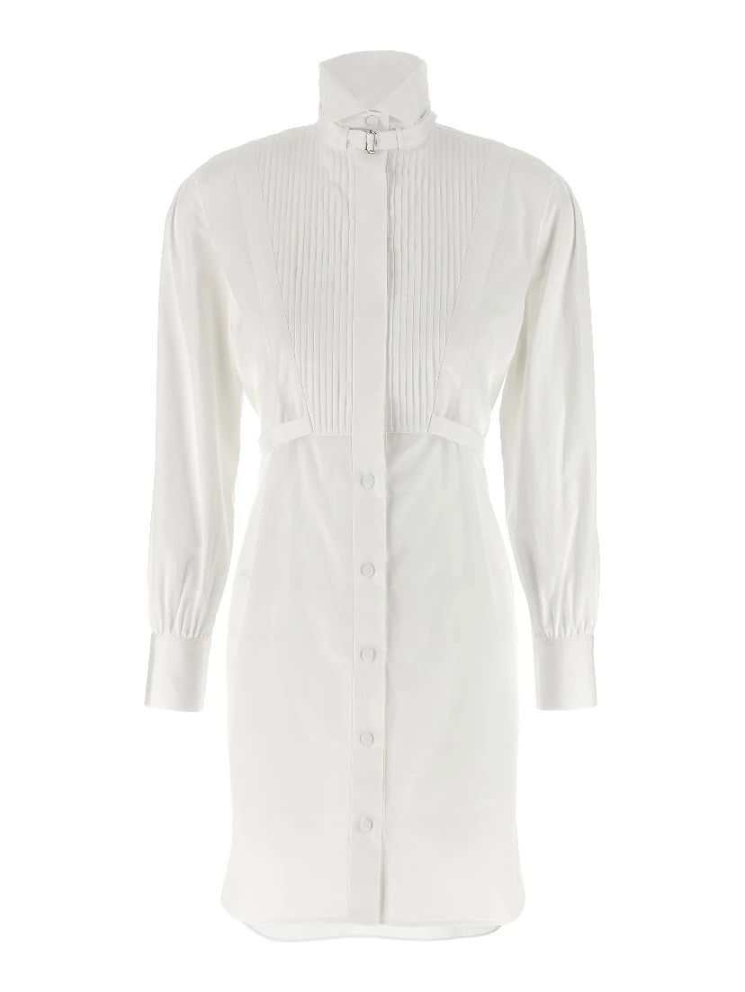 White Cotton Midi Dress