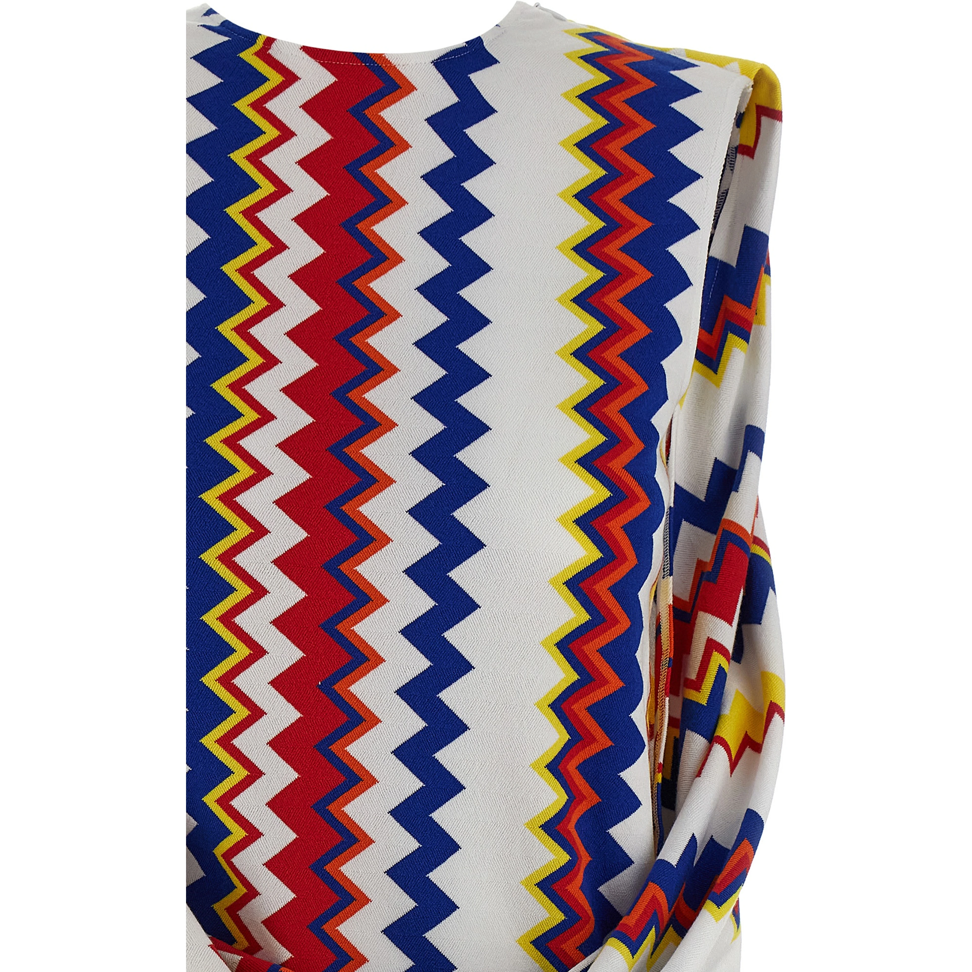 Multicolor Viscose Short Dress