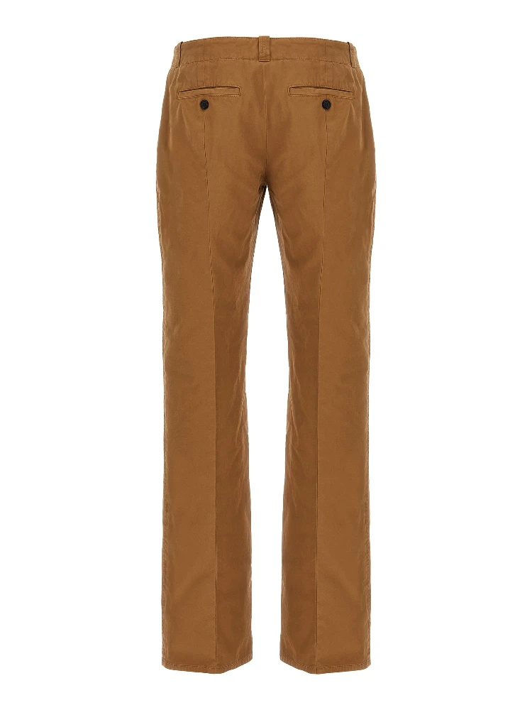 Brown Cotton Chino Pants alternative