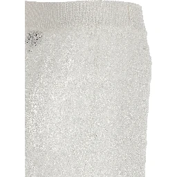 White Polyamide Mini Skirt