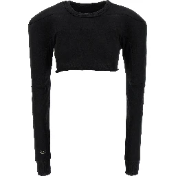 Black Cotton Cardigan