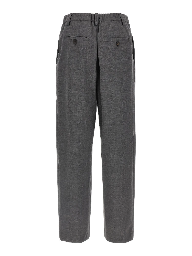 Gray Virgin Wool Casual Pants alternative
