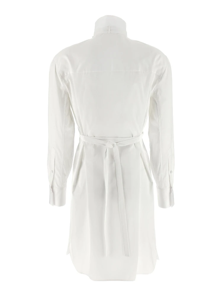 White Cotton Midi Dress alternative