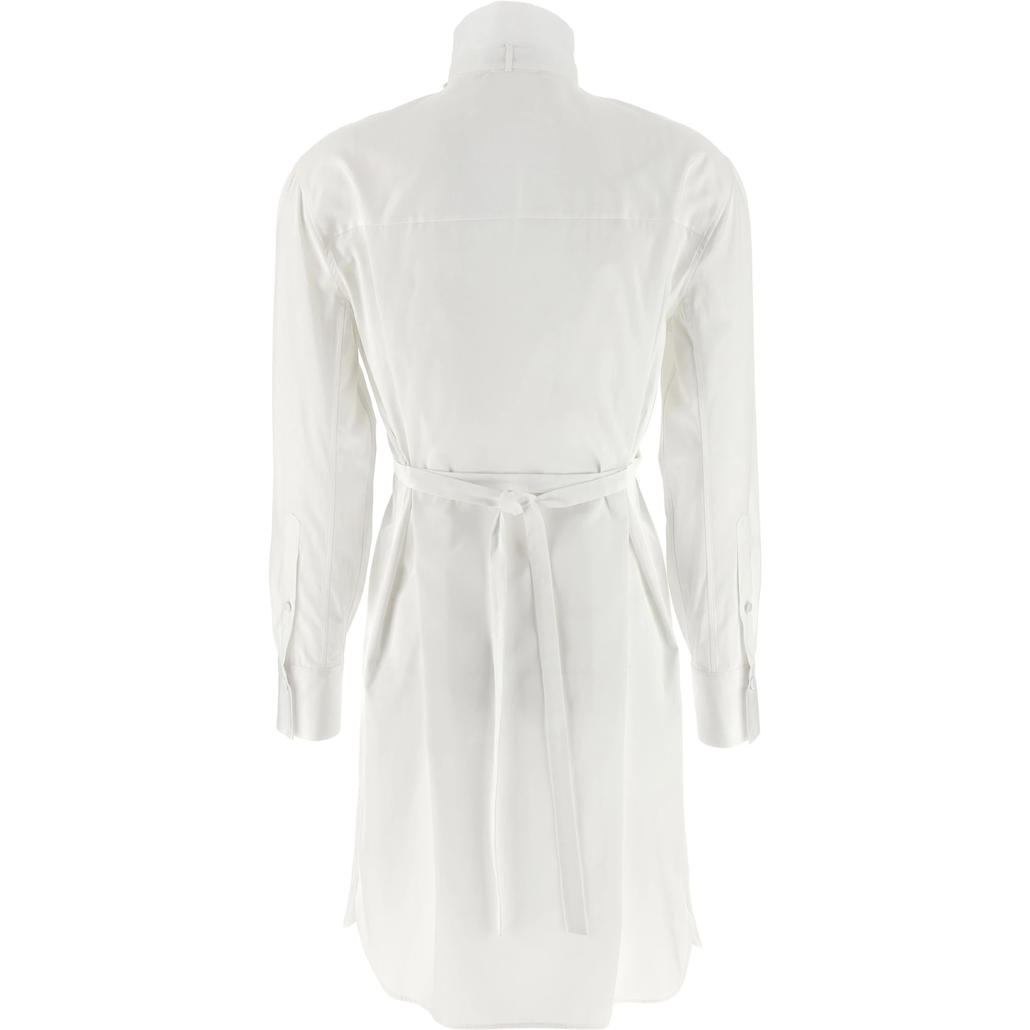 White Cotton Midi Dress