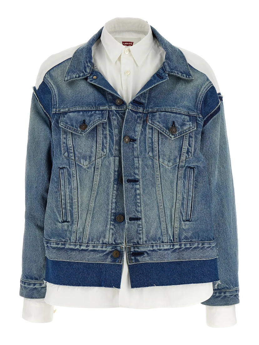 Multicolor Cotton Denim Jacket