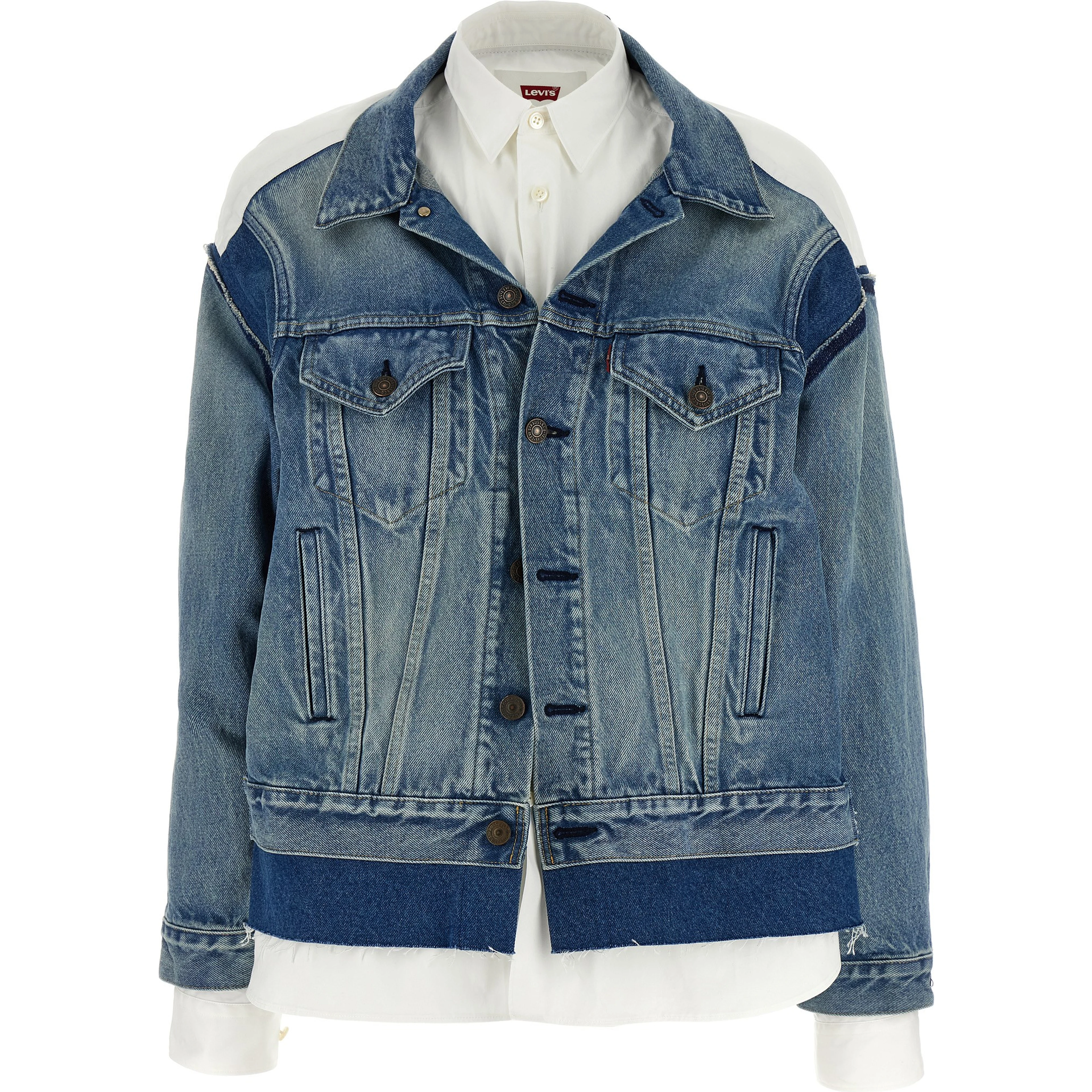 Multicolor Cotton Denim Jacket