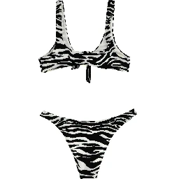 Bicolor Polyamide Bikini
