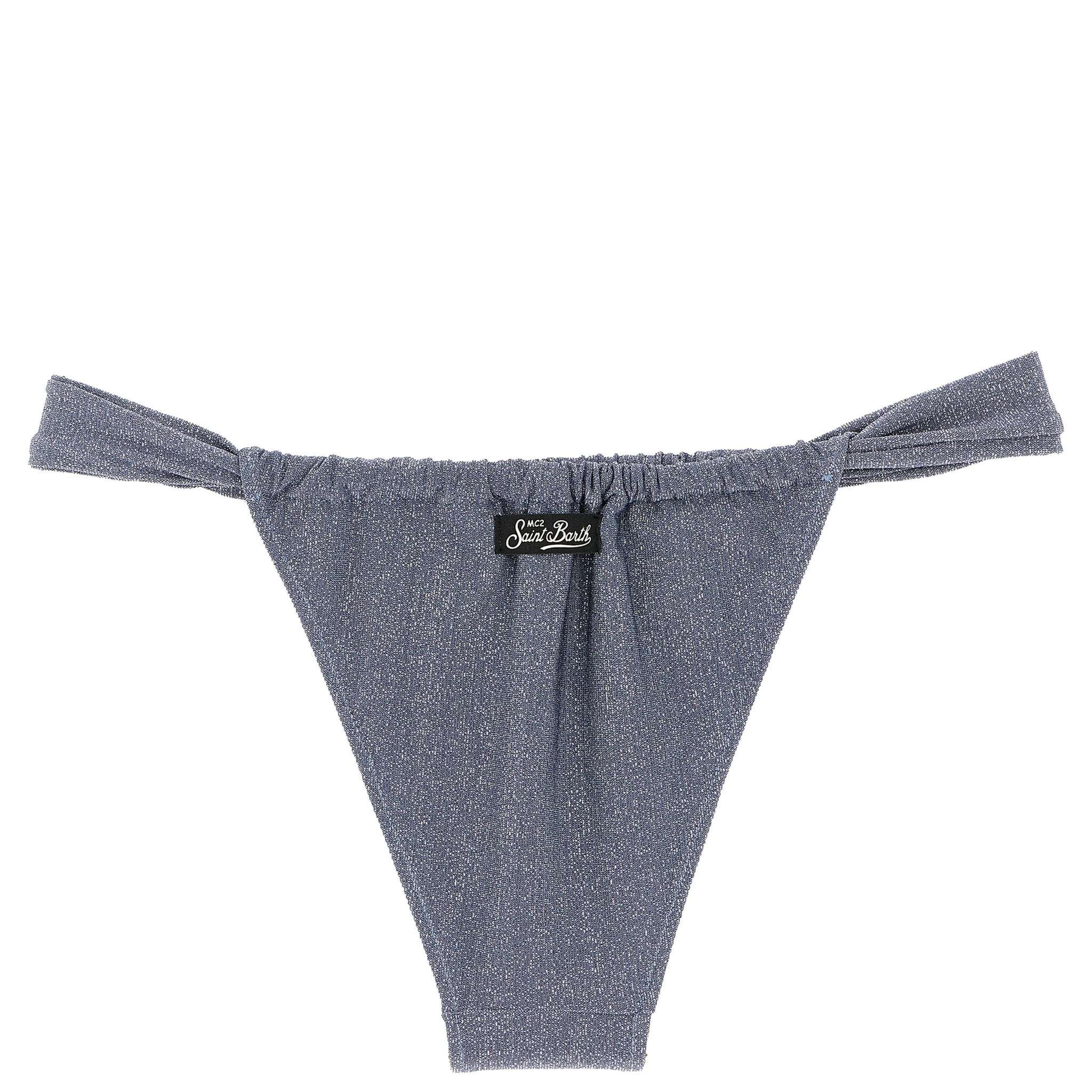 Blue Polyamide Swim Briefs