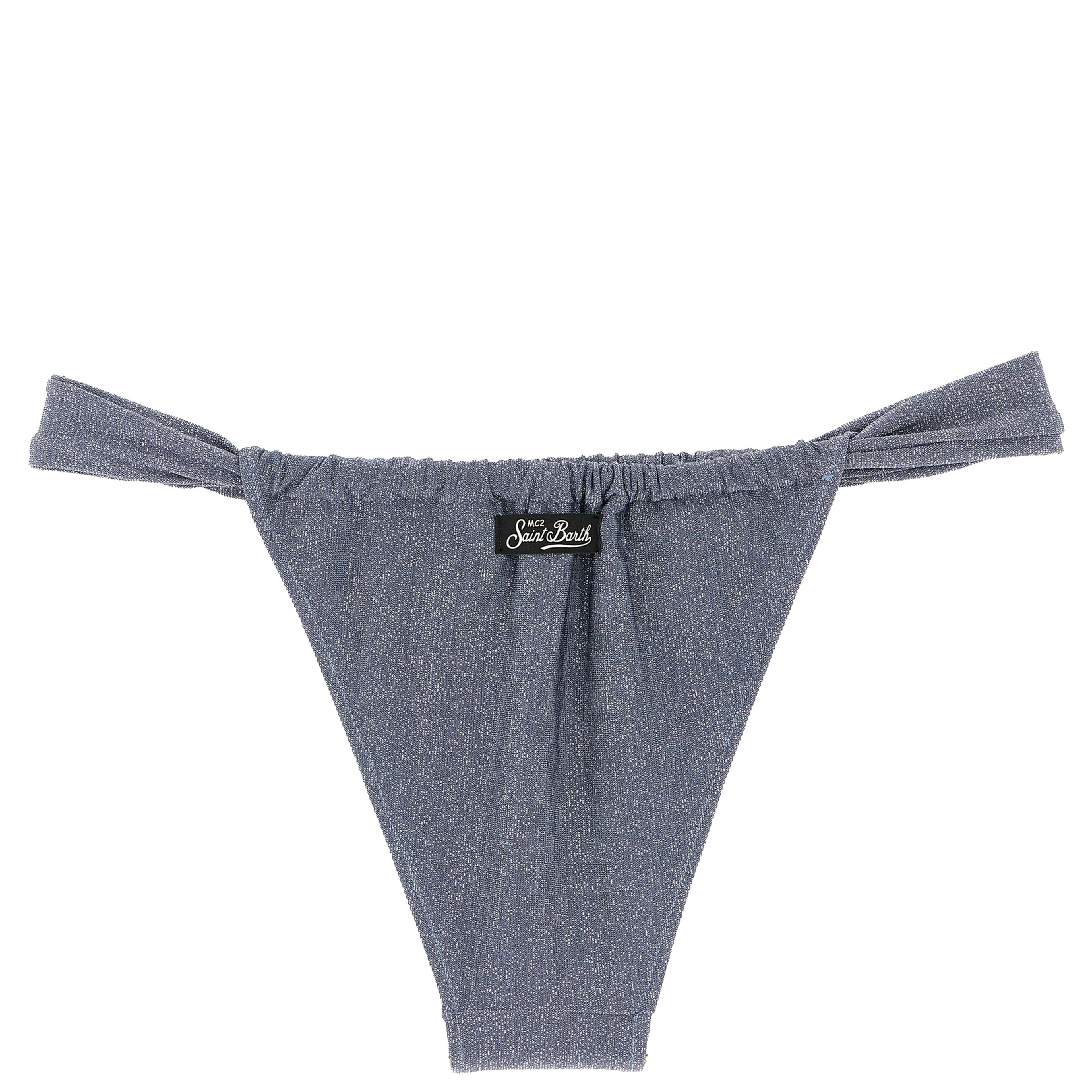 Blue Polyamide Swim Briefs