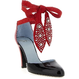 Multicolor Goatskin High Heel Pumps
