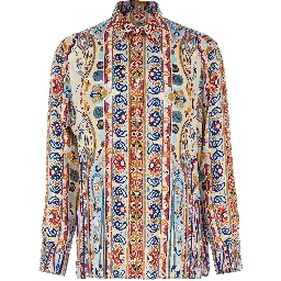 Multicolor Viscose Blouse