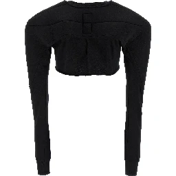 Black Cotton Cardigan