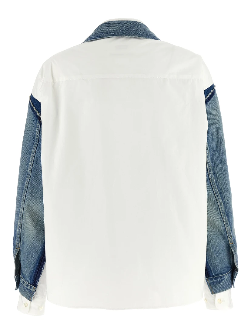 Multicolor Cotton Denim Jacket