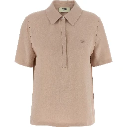 Multicolor Silk Polo Shirt