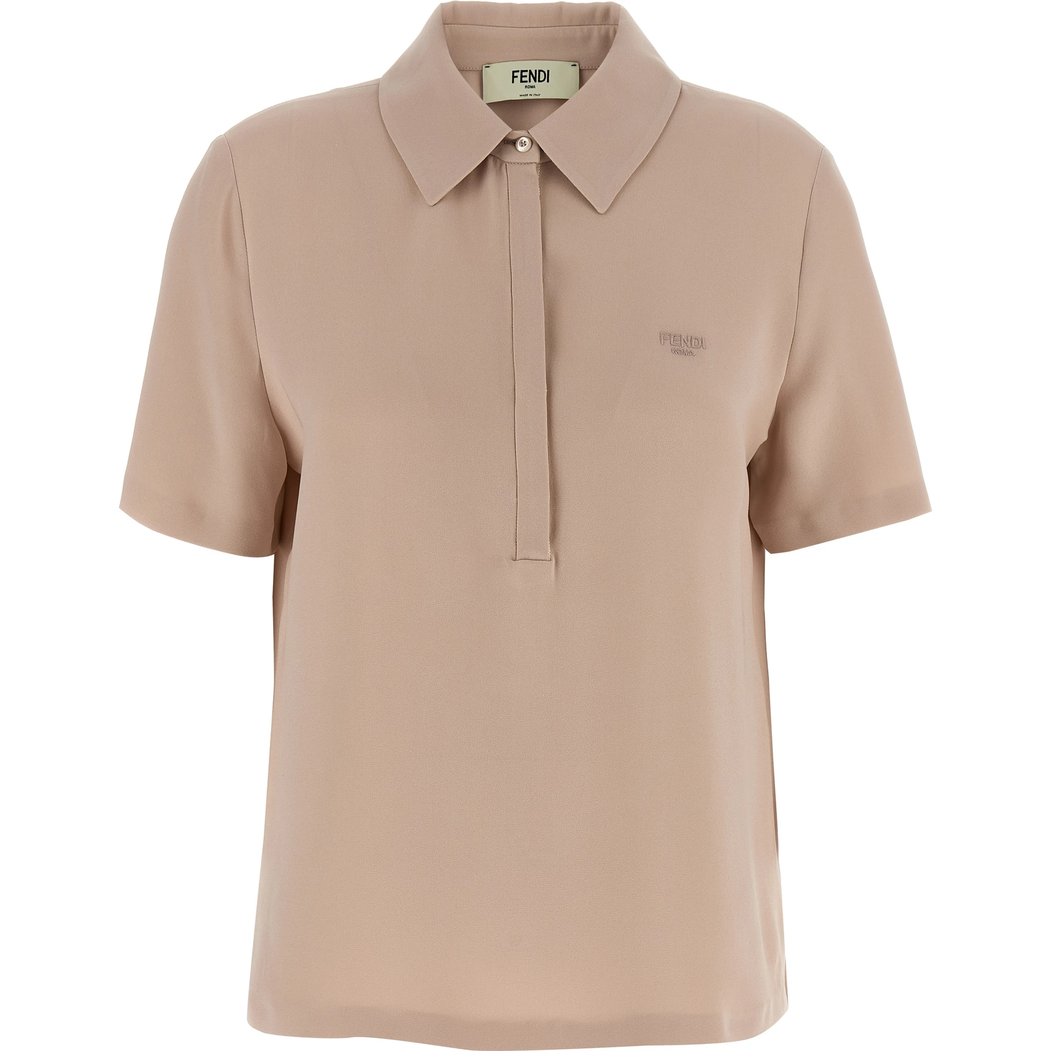 Multicolor Silk Polo Shirt