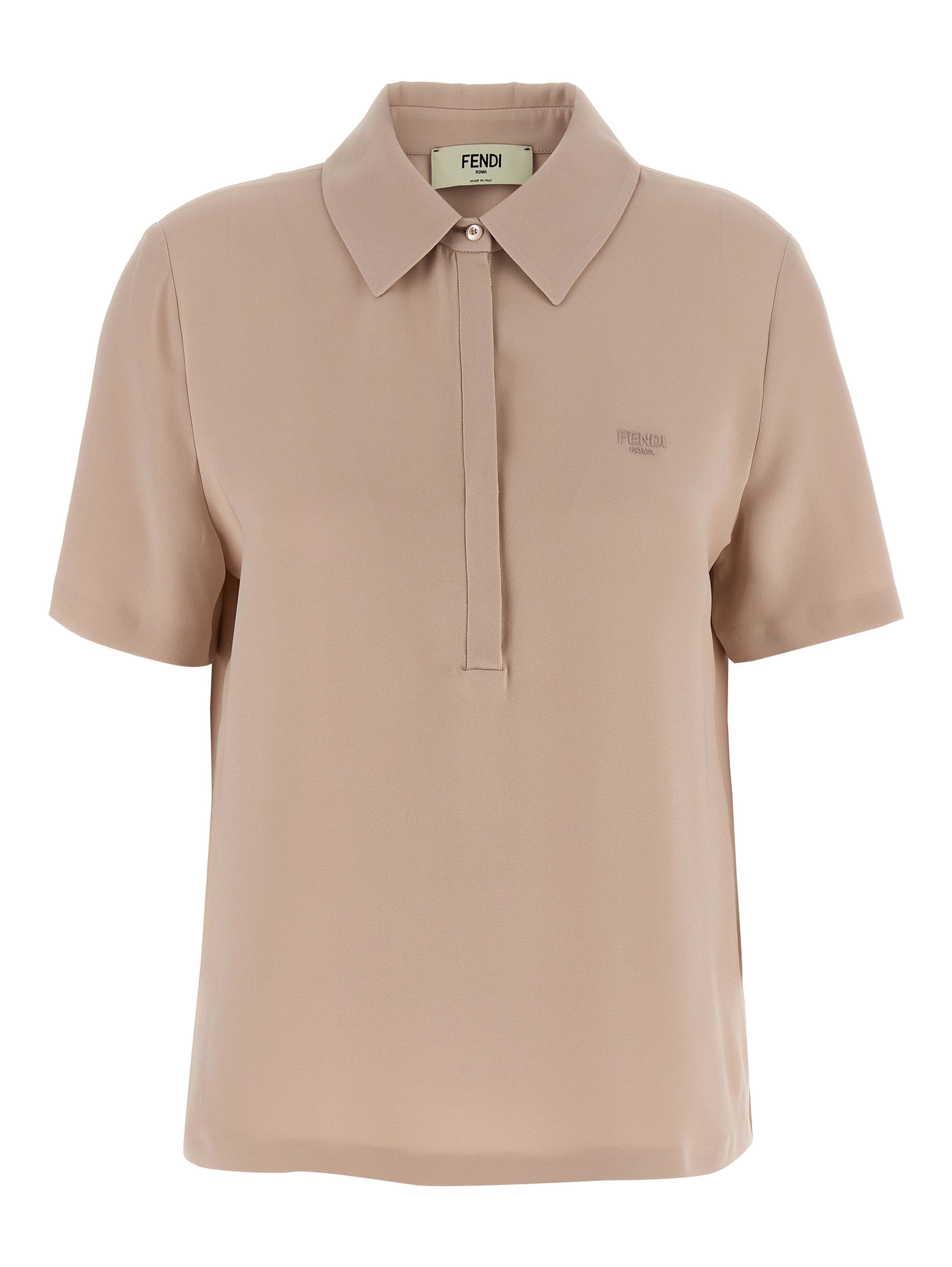 Multicolor Silk Polo Shirt