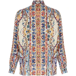 Multicolor Viscose Blouse
