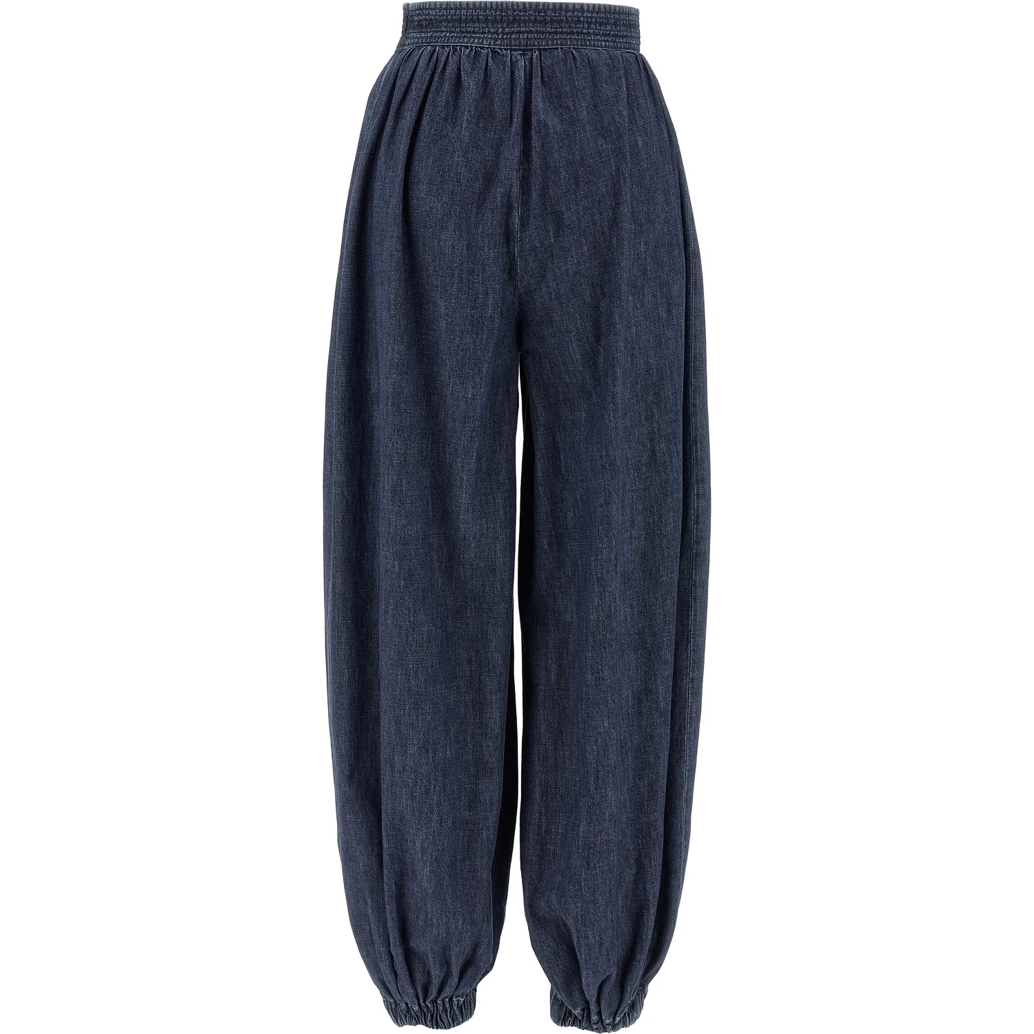 Blue Cotton Pants
