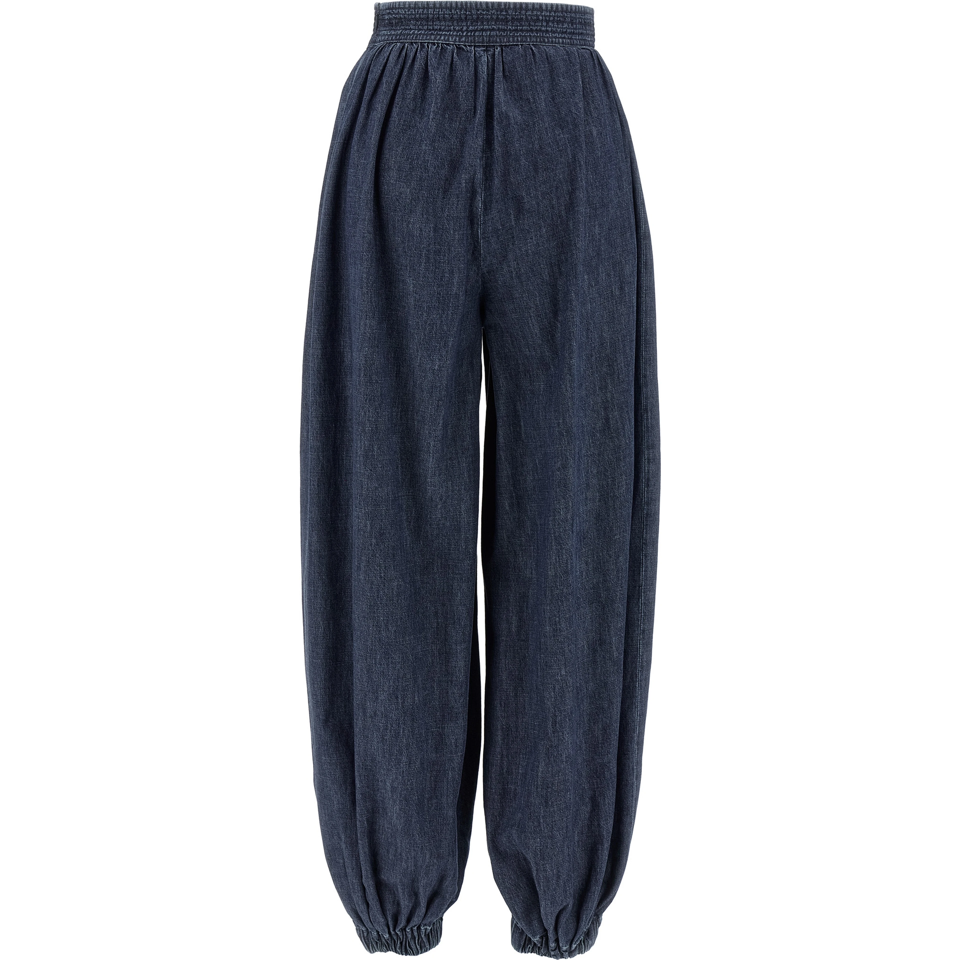 Blue Cotton Pants