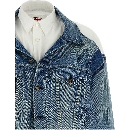 Multicolor Cotton Denim Jacket