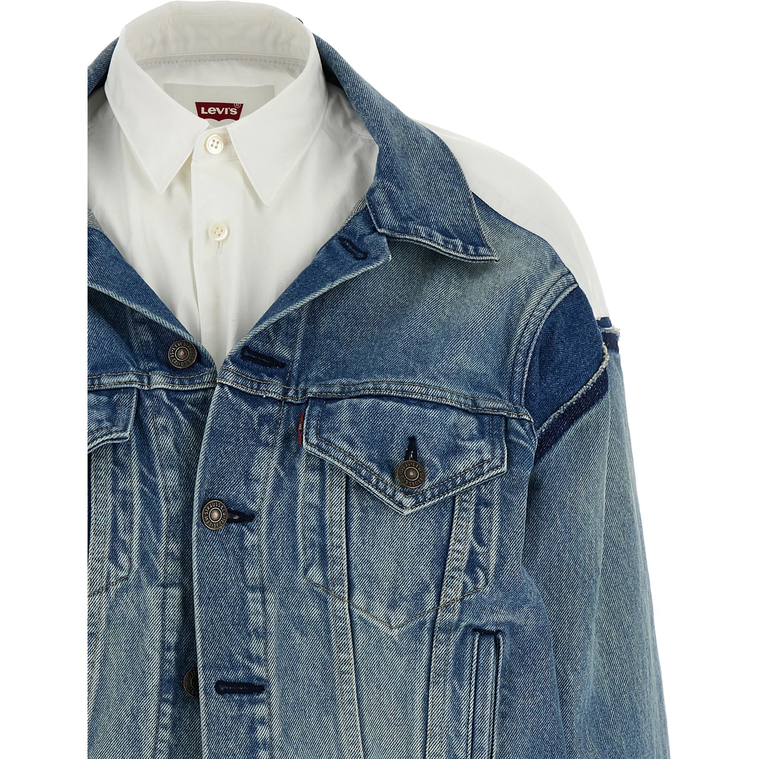 Multicolor Cotton Denim Jacket