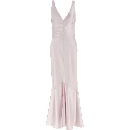 Multicolor Polyester Long Dress